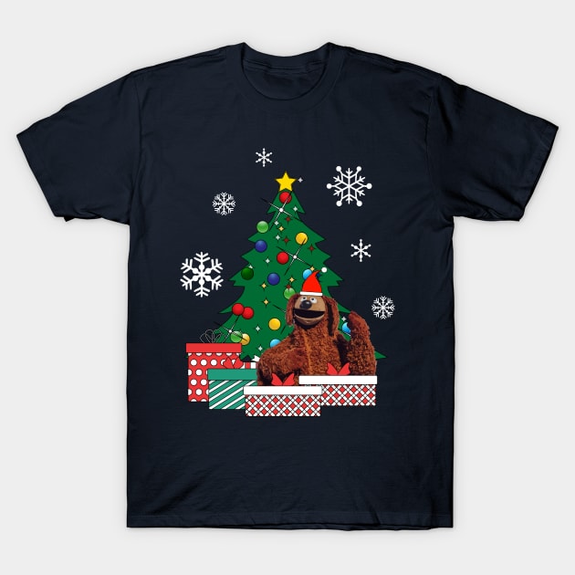 Rowlf The Dog Around The Christmas Tree Muppets T-Shirt by Nova5